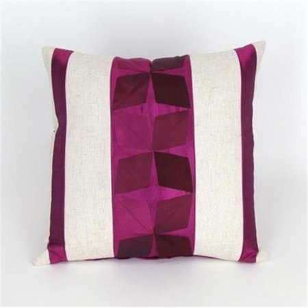 WAYBORN HOME FURNISHING WaybornHomeFurnishings 11136 Decorative Pillow - White and Purple 11136